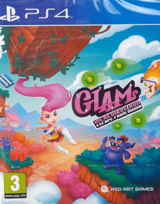 Glam's Incredible Run: Escape from Dukha box art for Playstation 4